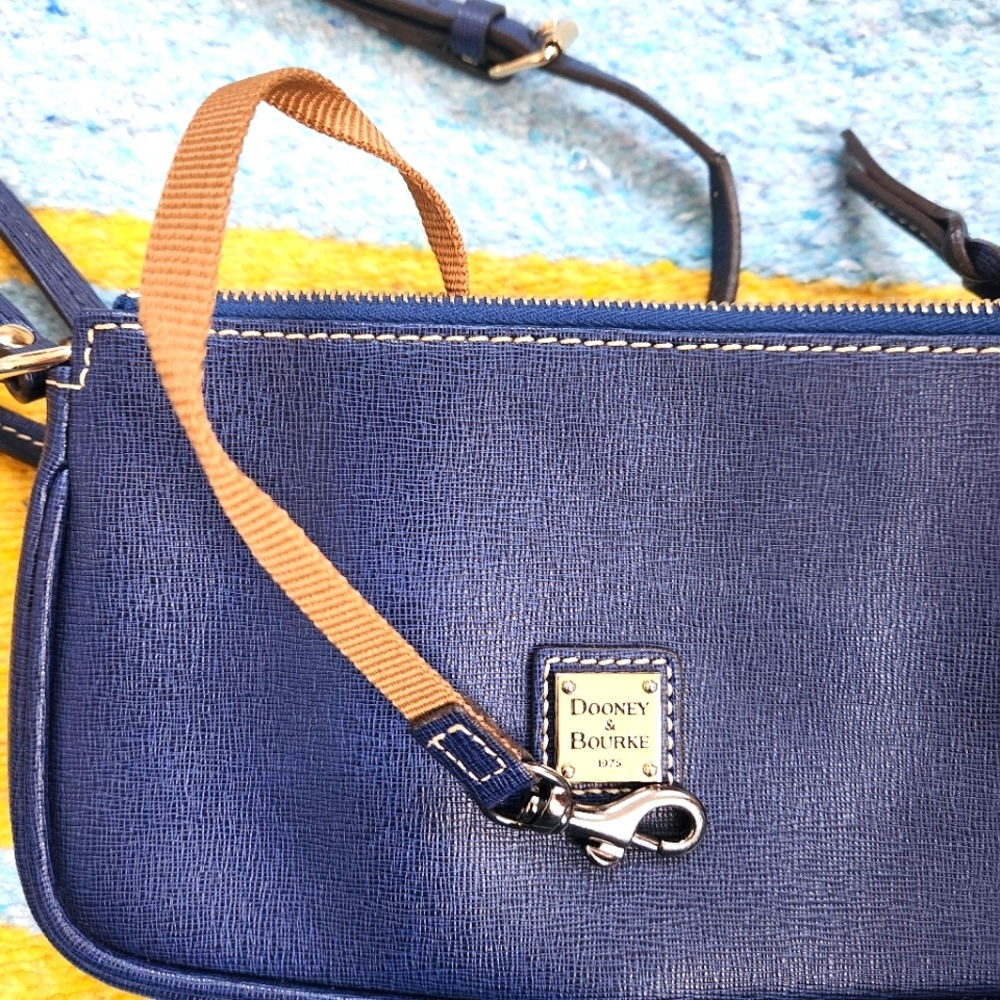 Dooney & Bourke Navy Crossbody Bag - Picture 3 of 12